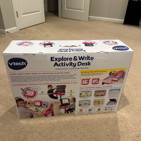 Vtech Xplore and Write Activity Desk 4 in 1 Brand New in Box Still. - Picture 2 of 2